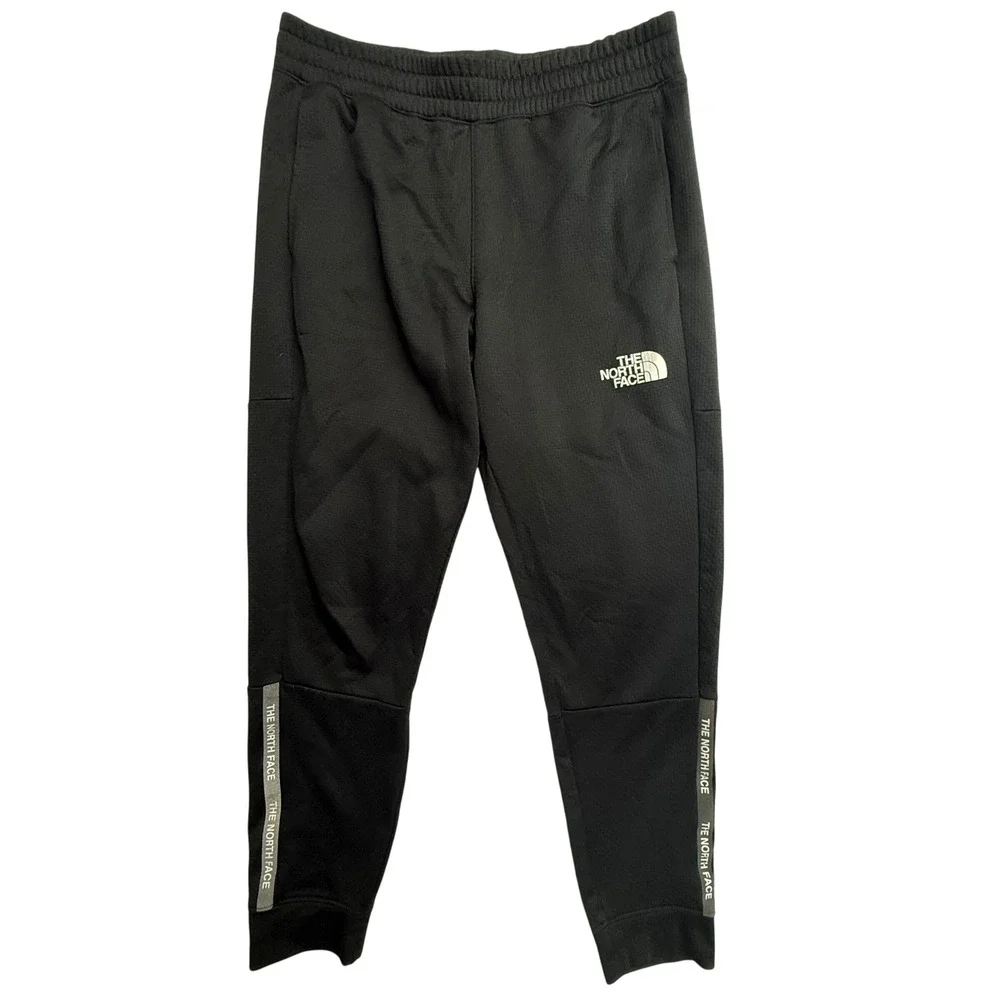 The North Face Mens M Jogger Pants Black NF0A5577 Athletic Logo Taped